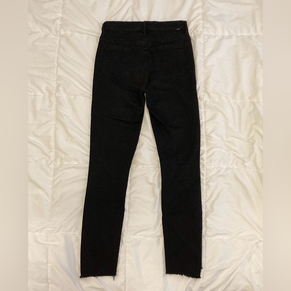 MOTHER Jeans women’s The Stunner Zip Ankle Step Fray in Not Guilty Size 25 - Picture 5 of 12